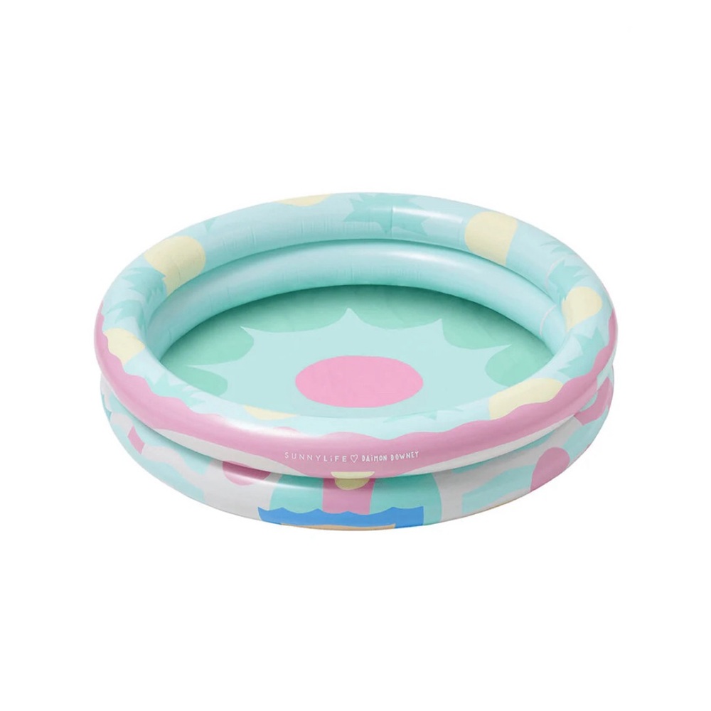 Sunnylife x Daimon Downey The Pool Miami Inflatable Pool 59.5” x 15.5” Brand New